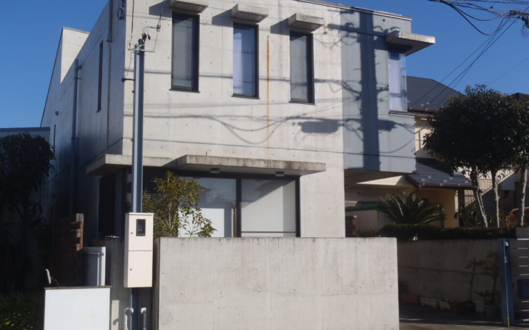 Ｎ様邸打っ放し壁改修塗装工事